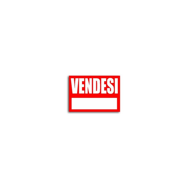 Cartello In Alluminio 'Vendesi' 30x20 Cm – Con Spazio Per Numero Di Telefono, Per Esterni E Interni