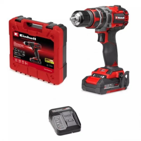 Trapano avvitatore einhell pro - tp-cd 18/60 li - linea pro con 1 batt.da 2,0ah