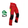 Pantalone antitaglio gladiator - ventilator tg.m - rosso