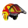 Caschetto protos - forest - rosso/giallo