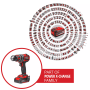 Trapano avvitatore einhell pro - tp-cd 18/60 li - linea pro con 1 batt.da 2,0ah