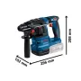 Kit bosch gws+gbh c/batterie - caricat.+3 batt. - da 5ah