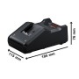 Kit bosch gws+gbh c/batterie - caricat.+3 batt. - da 5ah