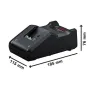 Kit bosch gws+gbh c/batterie - caricat.+3 batt. - da 5ah