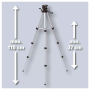 Cavalletto x misuratore einhel - te-ll 360 g - 