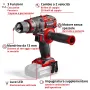Trapano avvitatore einhell pro - tp-cd 18/80 li i - line pro senza batteria