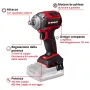 Avvitatore impulsi 1/2 einhell - tp-cw 18/350-c - linea pro naked senza batterie