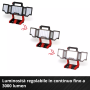 Faro da cantiere einhell pro - tp-cl 18/3000 li - linea pro senza batteria
