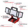 Faro da cantiere einhell pro - tp-cl 18/3000 li - linea pro senza batteria