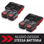Batterie kit start pro einhell - 2 da 4ah +caric. - linea pro c/caricabatt. doppio