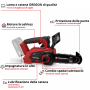 Elettrosega batteria   einhell - fortexxa 18/20th - sramatrice senza batteria