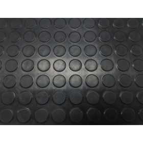 Lastra gomma bollo nero - h 1200 spess.3mm -