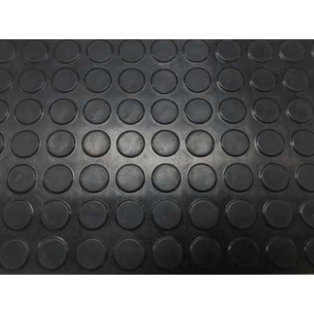 Lastra gomma bollo nero - h 1200 spess.3mm -