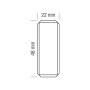 Livella metrica flash - cm. 30 - 2 vial