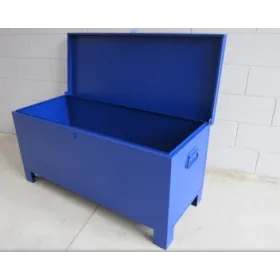 Baule lamiera cantiere c/piedi - t 1255 - 1200x500x500