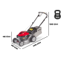 Rasaerba honda hrg 416 sk 41 cm trazionato
