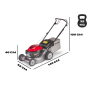 Rasaerba Honda HRG 466 SK 46 cm trazionato