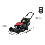 Rasaerba Honda HRN 536 VY 53 cm trazionato con RotoStop