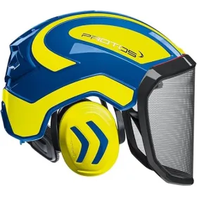 Caschetto pfanner protos - forest - blu/giallo