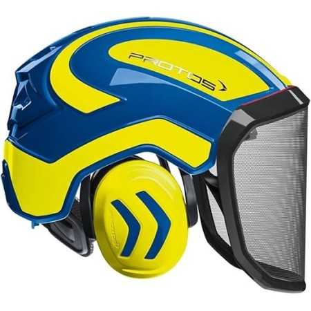 Caschetto pfanner protos - forest - blu/giallo