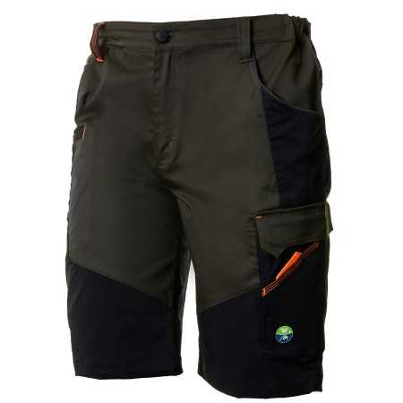 Bermuda nice stretch - tg.l - verde/nero
