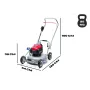 Rasaerba Grin BM46-82V a Batteria - 46 cm Senza Raccolta