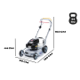Rasaerba Grin HM53A Honda 53 cm trazionato per giardini grandi