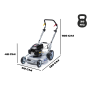 Grin PM53A Honda | Rasaerba Professionale 53cm con Cono Salvamotore