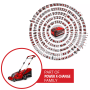 Einhell RASARRO 36/42 Kit Pro | Rasaerba 36V con 2 Batterie 5,2Ah