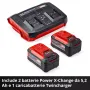 Einhell RASARRO 36/42 Kit Pro | Rasaerba 36V con 2 Batterie 5,2Ah