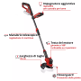 Einhell GE-CT 18/25 Li-Solo Tagliabordi a Batteria 18V | Fershop
