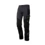 Pantalone nice stretch - tg.l - grigio/nero