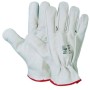 Guanti fiore bianco - tg.l/10 - bordato