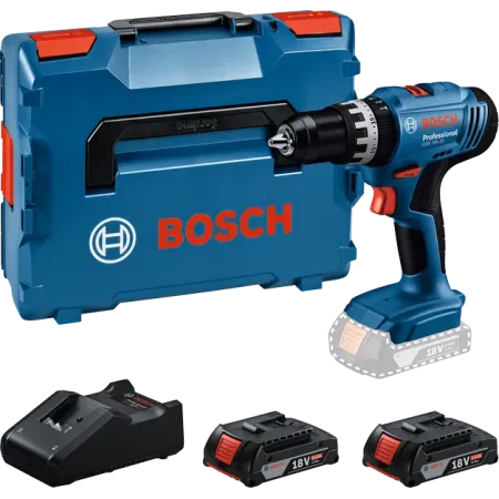 Trapano avvitatore bosch - gsb 18v-25 - 2 x 2,0 ah + lcase