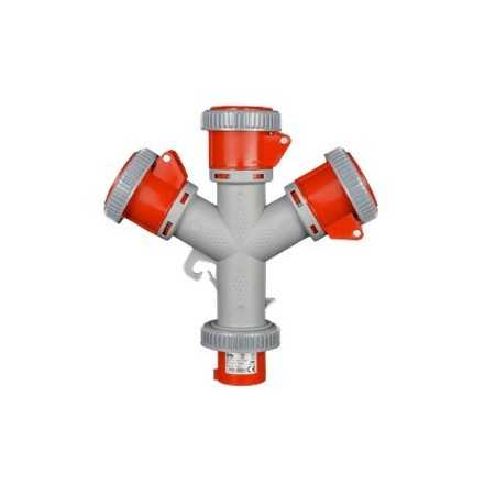 Moltiplicatore cee industriale - vb-1455 - 3p+t 16a 400v ip67