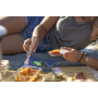 Coltello opinel inox - n.8 picnic - virobloc