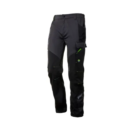 Pantalone nice stretch - tg.s - grigio/nero