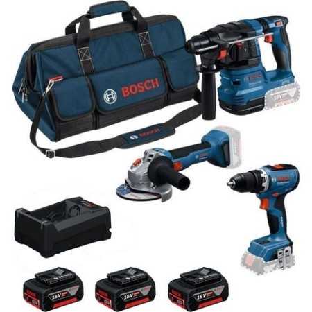 Kit bosch gsb+gws+gbh 18v      - con borsone - caricatore+batt3-5ah