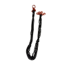Pendente catena 4 bracci - mm. 8-mt.4-t4.2 - con ganci accorciatori