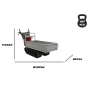 Motocarriola a Cingoli Honda HP 500 BX Motore GXV 160 | Fershop