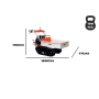 Motocarriola Valgarden TP360HX1 Motore Honda 350 kg | Fershop