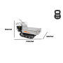 Motocarriola a Cingoli Oleo-Mac CR 450 Pianale Espandibile | Fershop