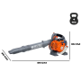 Soffiatore Oleomac BV 250 25,4 cc | Leggero e Potente
