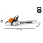 Motosega STIHL MS 500i 63 cm 3/8 | Professionale