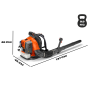 Husqvarna 345BT Soffiatore a Spalla 22 N | Fershop