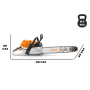 STIHL MS 400 C-M Motosega Professionale 20" | Fersho