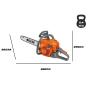 Motosega Oleo-Mac GS 520 (46 cm) | Potenza Professionale