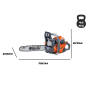 Motosega Oleo-Mac GSH 400 (Art. 50339051E2) | Barra 35 cm