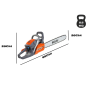 Motosega Oleo-Mac GSH 560 (Art. 50329051E2A) | Barra 46 cm