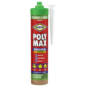 Bostik poly max ecologico - bianco - gr.400 riutilizzabile